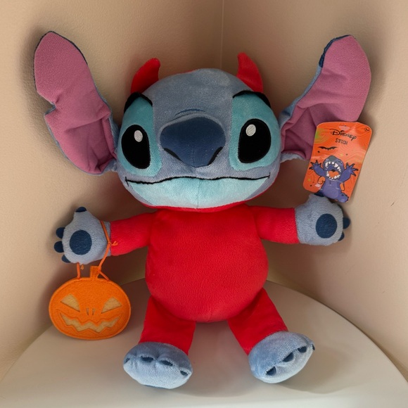 Disney Stitch Halloween Devil Plush - Picture 1 of 4